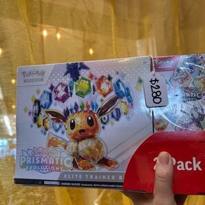 Pokémon Prismatic Evolutions Eevee Elite Trainer Box - White & Multicolor